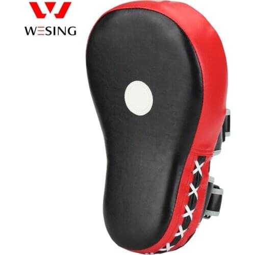 Wesing extended curved boxing gloves pad training sanda hand target muay thai kickboxing practice hand pads