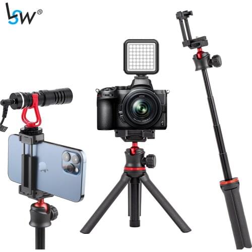 Selfie Stick Extendable Tripod with Wireless Bluetooth for iphone/Android/ Gopro/Camera, Foldable Handheld Pole for Phone Vlog