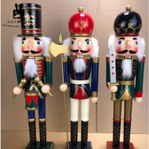 Nutcracker puppeteer 45cm creative Graduation gift desktop Sample room sample room furnishings Crafts Arts decoration