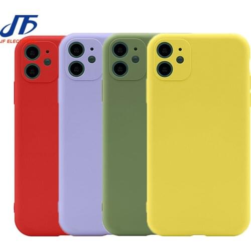 30pcs Ultra Thin Slim Candy Color Soft TPU Silicone Case For iPhone 12 11 Pro Max XS Max XR X 8 7 6 6S Plus SE 2020 Matte Cover