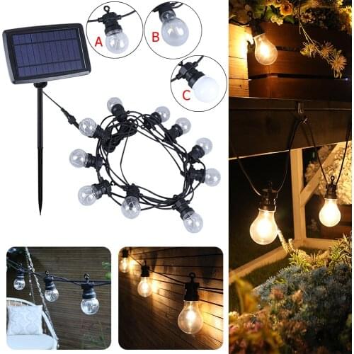 LED String LED Solar Lamp Power Fairy Lights patio lawn porch Solar Garlands Garden gate yard Party Christmas Outdoor Decor D30