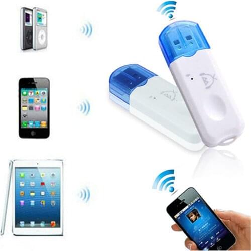 USB Bluetooth V2.1 Audio Stereo Receiver Wireless Handsfree bluetooth Adapter Dongle Kit for Speaker for iphone for car or home