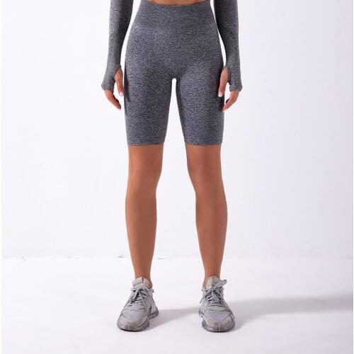 LANTECH Women Yoga Shorts Sports Running Sportswear Fitness Workout Clothes Athletic Squat Gym High Waist Shorts Activewear