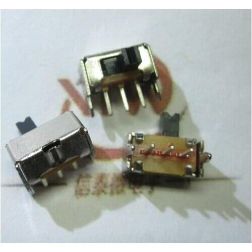 10 Pieces 3 Pin PCB 2 Position 1P2T SPDT Miniature Slide Switch Side Knob SK12D07VG3