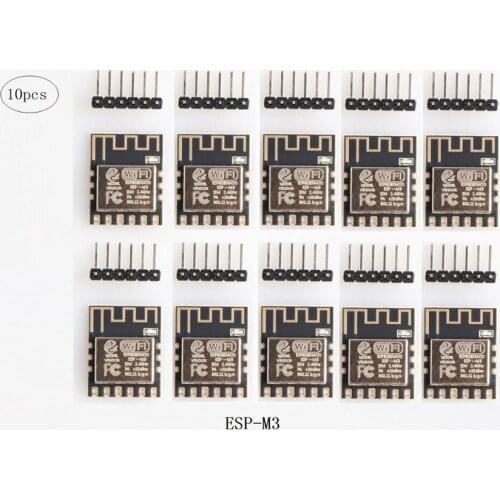 10pcs/pack ESP-M3 Ultra-small Serial Wireless Wifi Control Module, 8285 module,AT firmware,compatible with ESP8266