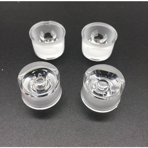 100pcs/lot 5/15/30/45/60/90/120 Degree waterproof led Lens Reflector Collimator Holder For 1W 3W 5W LED High-power Lamp Beads