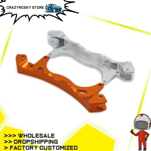 1x Aloy Aluminum Rear Shock Tower Plate For Rc Hobby Model Car 1/5 Hpi Baja 87551 Shock Plate RC Spare Parts RCAWD