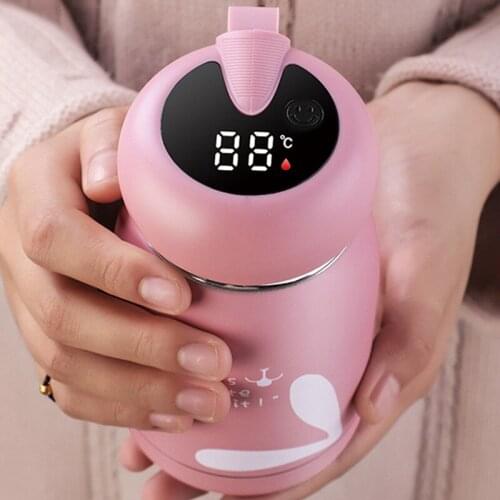 320ML Smart Thermos Water Bottle Cute Coffee Vacuum Flasks Temperature LED Display Thermos Travel Drink Water Bottle