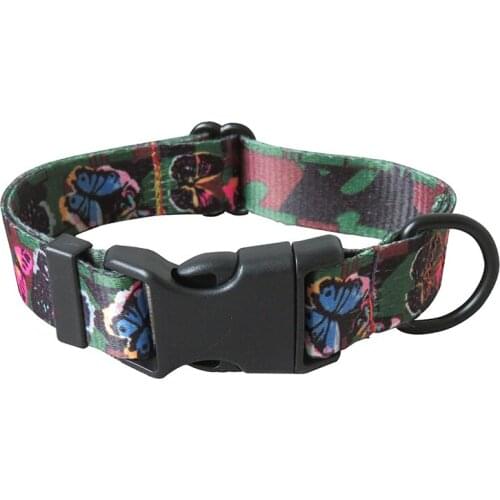 Butterfly Camouflage Dog Car Safety Seat Belt Adjustable Collar Leash For Small Medium Puppy Teddy Leads Rope Pet Accessories