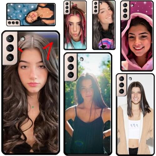 Charli Damelio Phone Case For Samsung Galaxy S21 Ultra Note 20 S20 FE S8 S9 S10 Note 10 Plus S10e Coque