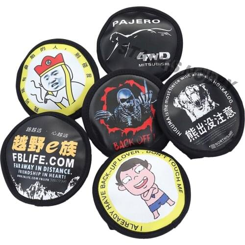 Car Decoration PU Leather spare tire cover 1.9''110-120mm for 1/10 RC Crawler Traxxas TRX4 Axial SCX10 RC4WD D90 GEN8 RGT 86100