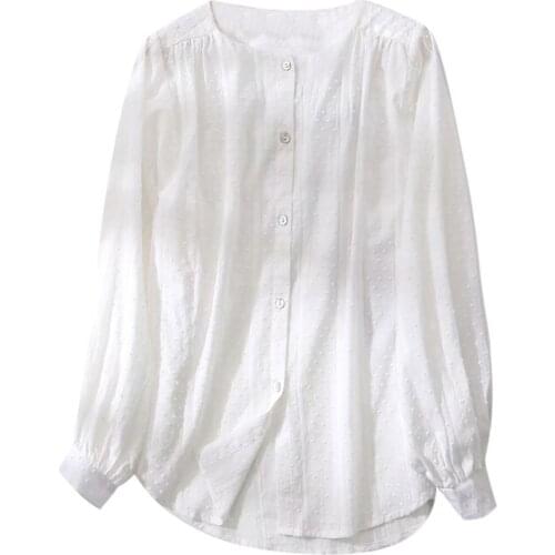 Cthink White Blouses