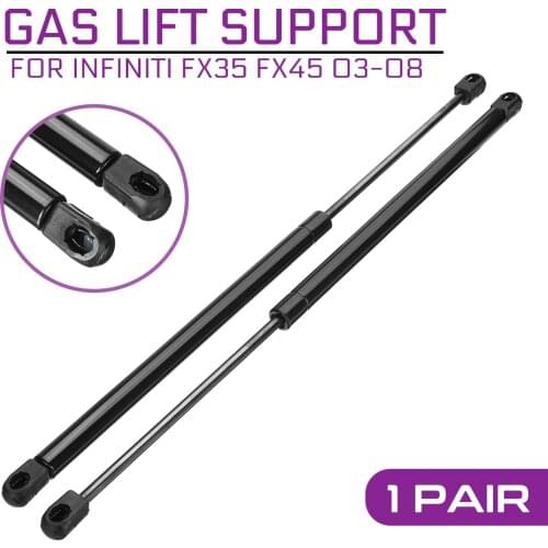 For Infiniti FX35 FX45 2003-2008 Rear Trunk Tailgate Gas Spring Shock Lift Struts Strut Support Rod Arm Bars Bracket