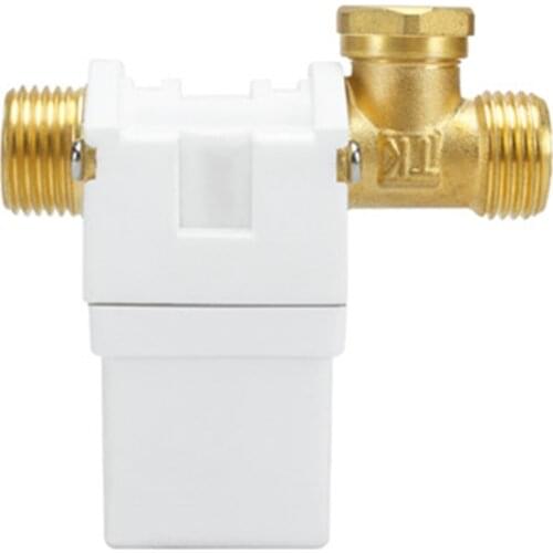 Brass electric solenoid valve G1/2' NC 12v 24v 220v water heater air solar system