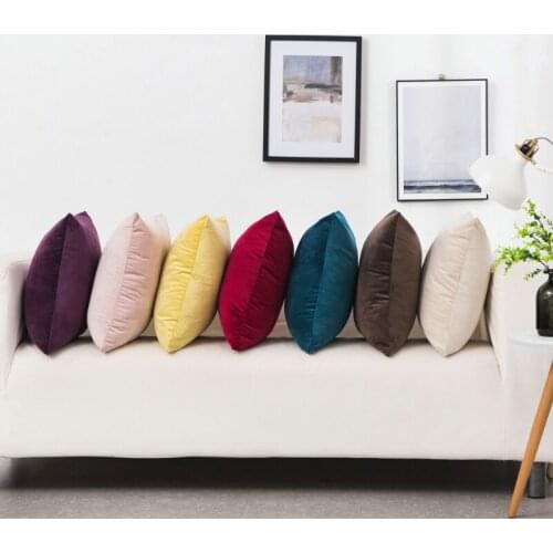 Brand New Super Soft Velvet Sofa Cushion Cover 45x45cm Pillowcase/50x50cm Pillowcase/60x60cm Pillowcase Decorative Pillowcase