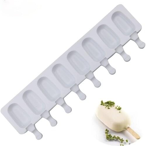 Ice Candy Ice Cube Mold 8 Pieces, Thickened Silicone Mold, Dessert Mold Tray