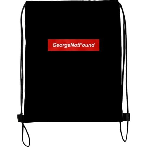 Georgenotfound Fashion Style Student Shoulder Storage Bag Drawstring Travel Beach Backpack Toys Shoes Clothes Organizer