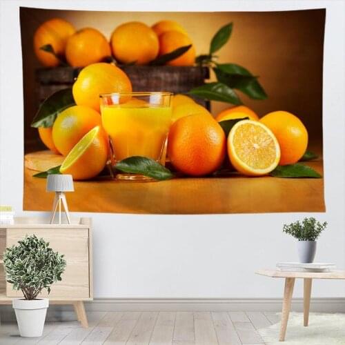 Custom Tapestry Orange Tapestry Wall Hanging Tapestries Forest Tapestry Bedspread Yoga Mat Blanket Bed Table Cloth