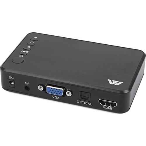 HDD Media Player 1080P USB External Hdd Media Player With VGA SD Support MKV H.264 RMVB WMV Media Player for car HDDK6