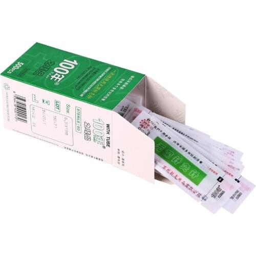 2 boxes 500pcs huanqiu Disposable Sterile Acupuncture Needles Flat Handle Non-Silver accupuncture massage Needles