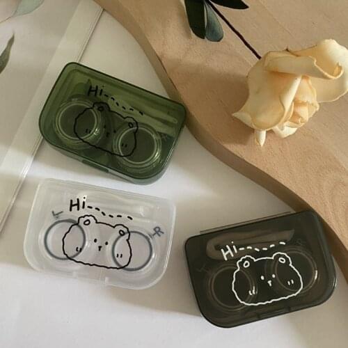 Pocket Portable Mini Contact Lens Case Makeup Beauty Pupil Soaking Storage Box