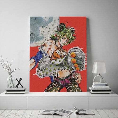 JoJos Bizarre Adventure Pictures Jolyne Cujoh Modular Canvas Home Decor Prints Painting Stone Ocean Poster Anime Wall Art Frame
