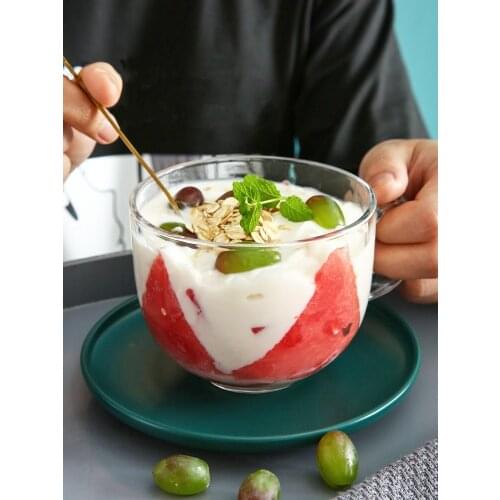 Breakfast Cup Glass Cup Household Milk Cup Oatmeal Cup Drinking Cup Milk Cup Juice Cup Home Kitchen Supplies