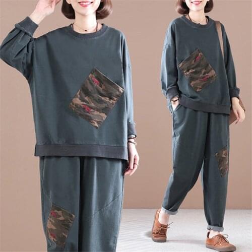 5xl Plus Size Two Piece Outfits Casual Tracksuit Women Korean Set Woman Clothes Large Womens Tracksuits Pant Set