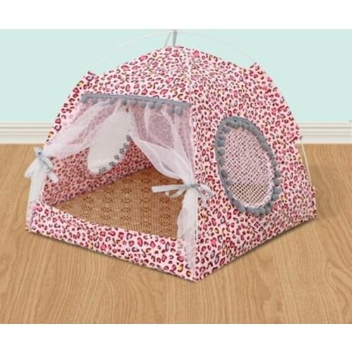Pet Cat and Dog Bed Tent House Mat Breathable Hammock Princess Lace Kitten and Puppy Pets Dog Accessories Supplies
