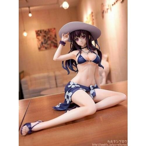 Anime Kasumigaoka Utaha Swimsuit Ver. PVC Figure Model Collection Toy 15cm No Box