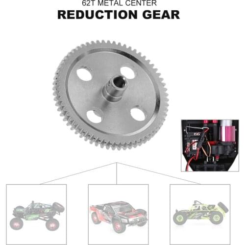 RC Car Metal Center Reduction Gear 62T For 1:12 Wltoys 12428 12423 FY-03 Off-Road Car