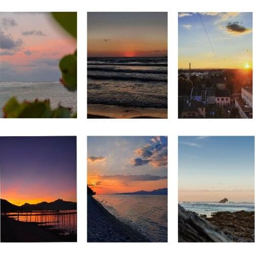 SenyuArt 5D DIY Scenery Dimand Painting Kit Sunset Full Drill Square Round Rhinestones Cross Stitch Embroidery Home Decoration