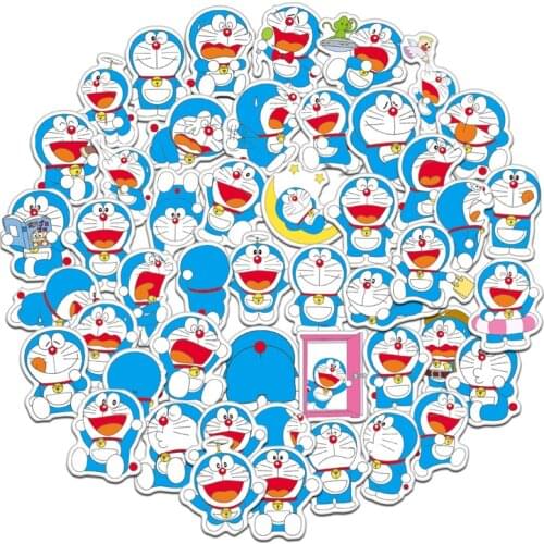 10/30/61pcs/pack Japanese anime Doraemon Stickers For Cars Motorcycles Water cups Childrens toys Luggage Skateboards Computers