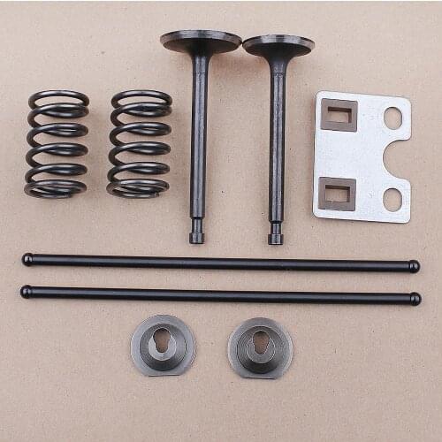 Valve Push Rod Guide Plate Valve Lifter Spring Retainer Kit for Honda GX390 GX340 13HP 11HP Generator Engine Motor 14410-ZE3-013
