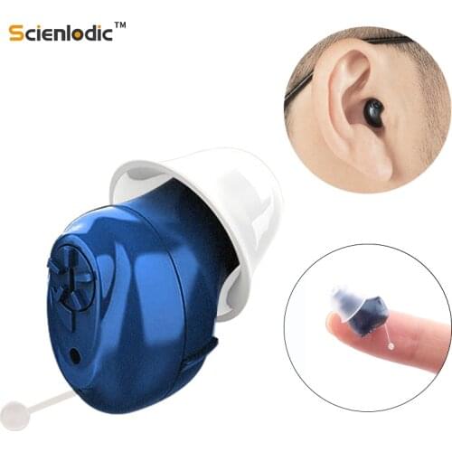 Invisible Hearing Aid Ear Hearing Device CIC Hearing Aid Mini Sound Amplifier Hearing Aids Hearing Amplifier for The Elderly