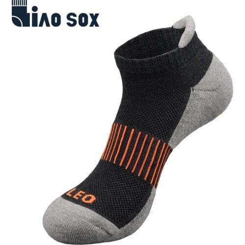 Ankle Sport Socks Men Women Cotton Custhion Performance Low Cut Heel Tap Socks for Running Gym Fitness