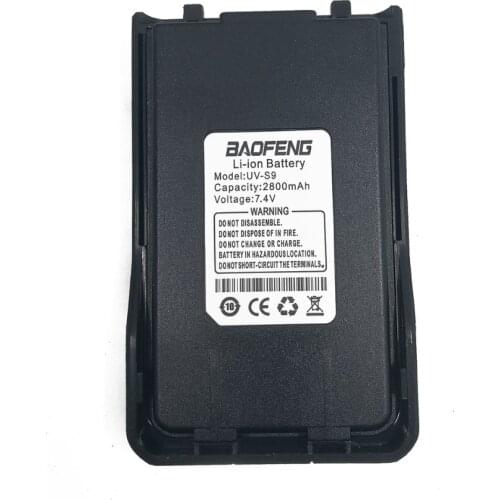 Original BAOFENG UV-S9 7.4V 2800mAh Li-ion High Capacity Battery For Baofeng Walkie Talkie UV-S9 Two Way Radio