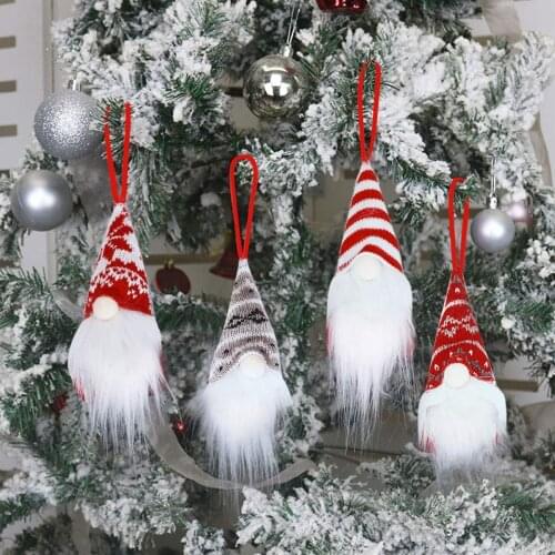 Great Christmas Ornaments , Handmade Swedish Tomte Gnomes Plush Scandinavian Table Ornaments Christmas Tree Decoration Home