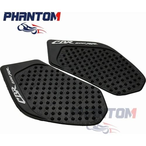 Motorcycle Anti slip sticker Tank Traction Pad Side Knee Grip Protector For 2003 2004 2005 2006 Honda CBR600RR CBR 600 RR F5