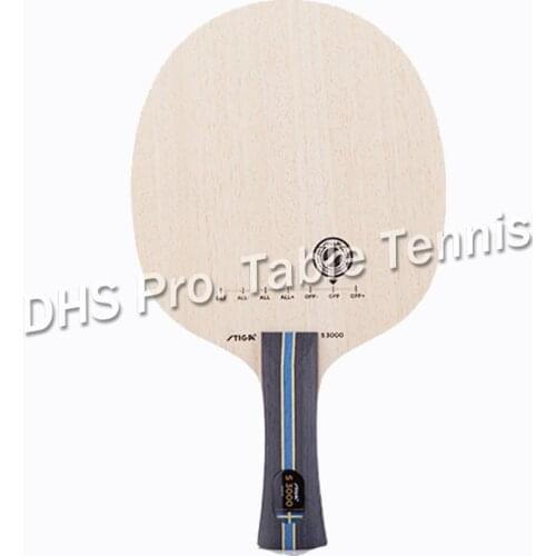 STIGA S3000 Table Tennis Blade (5 Ply Wood) Racket Ping Pong Bat Tenis De Mesa Paddle