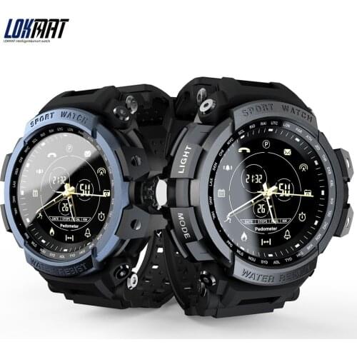 LOKMAT MK28 Smart Watch Men 1.14inch Screen Bluetooth 4.0 Waterproof Digital Clock Long Standby Time Pedometer Sports Smartwatch