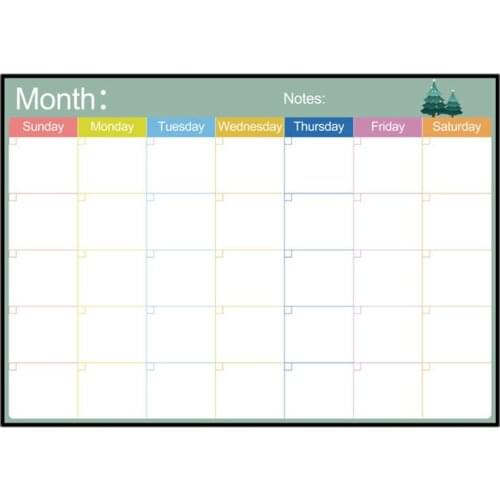 Erasable netic Whiteboard Dry Erase Board nets Fridge Refrigerator To-Do List Monthly Daily Weekly Planner Schedules