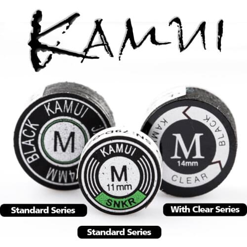 Japanese Original Import KAMUI Cue Tips Billiard Pool Cue Tip 14mm SS/S/M/H Snooker Tip Brown 11mm M/MH Billiard Accessory