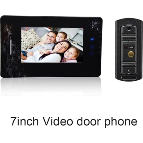 1 Set) 7'' Color Touch Monitor Home Improvement Video Door Phone Home Security Digital Doorbell Door Access Control Intercom