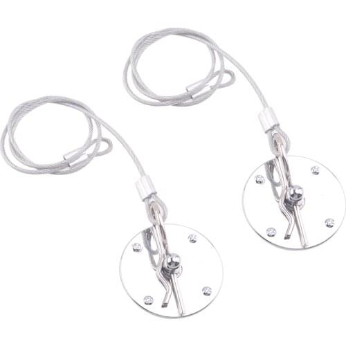 1 Pair Universal Car Racing Sport Bonnet Hood Pin Lock Latch Appearance Kit Silver Accessories 64mm