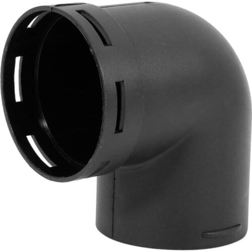 1pc 60mm Car Heater Warm Air Ducting Pipe Elbow Outlet Connector Black Plastic Replacement Accessories For Bmw Golf Passat