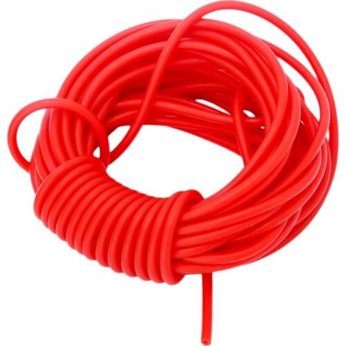10M 1.7x4.5mm Hunting Natural Latex Slingshot Rubber Tube Catapult Slingshot Rubber Band Strong Elastic Bungee Tube 1745