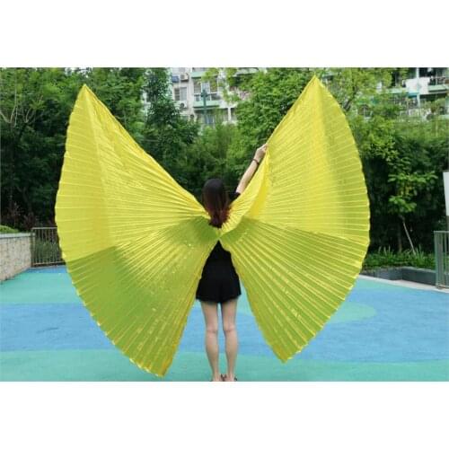 2018 High Quality Egyptian Opening Isis Belly Dance Wings Dance Accessories Wings Sale Without Stick Brand New No Sticks