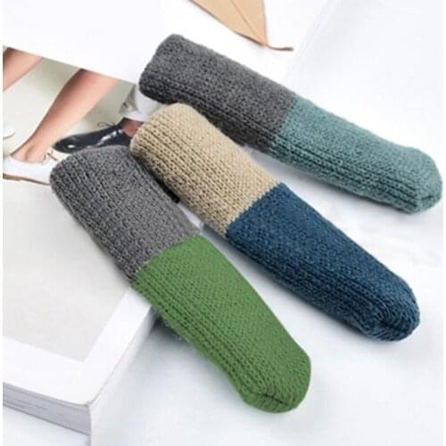 4 Pcs Chair Cover Leg Cap Gloves Floor Protection Knitting Socks Anti-Slip Table Furniture Feet Sleeve Cover Protectors Hot Sale