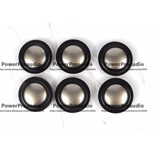 6pcs/lot Aftermarket 25.4 mm TI TAN tweeter diaphragm voice coil 1 inch